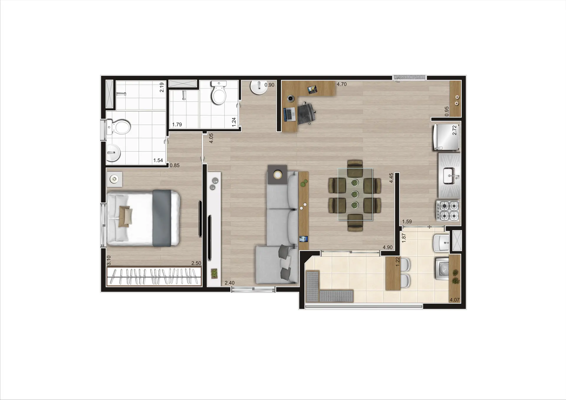 ROT IMG 019 PLANTA TIPO A PONTA AMP 55.33 F.01 08 TA TB HR R04